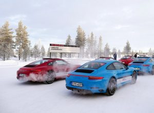 Porsche driving school Porsches Driving Experience Finland 2017 IceForce